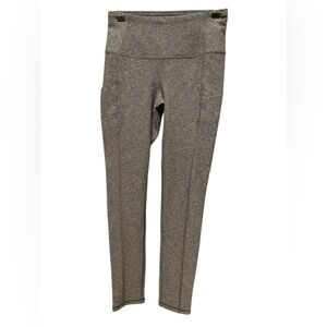 The North Face Gray Athletic Full Length Leggings FlashDry Medium Regular